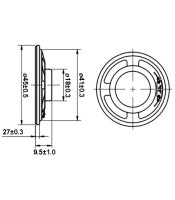 ΑΝΤΑΛΛΑΚΤΙΚΟ ΜΕΓΑΦΩΝΟ ΜΙΝΙΑΤΟΥΡΑ 2.8cmLD-SP-2808