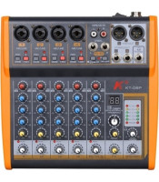 Audien KT-06P Analog Console 6 Channel with Phantom Power & 4 XLR Input