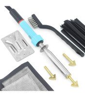 Plastic Welding Repair Kit - 80W Iron 20 black Rods