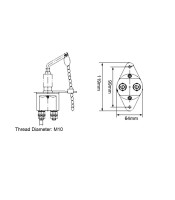 Battery Switch / Battery Disconnect Switch 1000 A + 1 Key