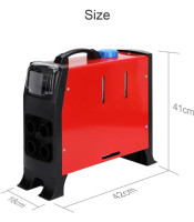 Дизелов въздушен нагревател - 4 дупки Дизелов нагревател с LCD мони...
