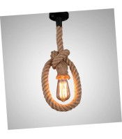 pc lamp Head Modern Rope Light Cord Rope Ceiling Light Rope Pendant Light Country Style