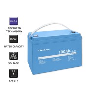 Qoltec LiFePO4 литиево-желязо-фосфатна батерия | 12.8V | 100Ah | 1280Wh