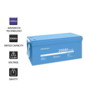 LiFePO4 lithium iron phosphate battery | 12.8V | 200Ah | 1280Wh | BMS