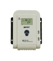 MPPT Solar Charge Controller 30A 12V/24V Auto 100Vdc USB Port LCD Display