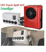 12000BTU Electric 12Volt Air conditioner Truck Parking RV AC Unit Semi Truck Bus