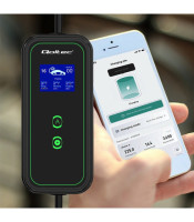 Wallbox Wifi, app, Qoltec Mobile charger for an EV electric car with 2in1 regulation Type2 | 3.5kW