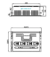 Климатик, 12V/24 11000 BTU, DC паркинг, подходящ за полукамиони, автобуси, каравана