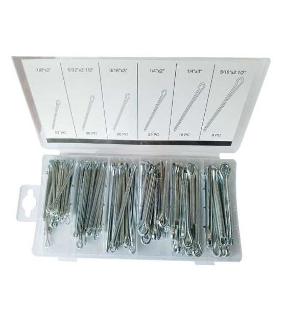 КОМПЛЕКТ ШПЛЕНТОВЕ 555 Pcs Cotter Pin Set