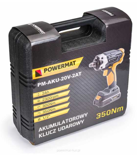 POWERMAT ΗΛΕΚΤΡΟΚΛΕΙΔΟ Brushless ΜΕ 2 ΜΠΑΤΑΡΙΕΣ, ΚΡΟΥΣΤΙΚΟ ΚΛΕΙΔΙ 1/2 INTZ, ΜΠΟΥΛΟΝΟΚΛΕΙΔΟ