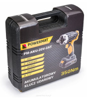 POWERMAT ΗΛΕΚΤΡΟΚΛΕΙΔΟ Brushless ΜΕ 2 ΜΠΑΤΑΡΙΕΣ, ΚΡΟΥΣΤΙΚΟ ΚΛΕΙΔΙ 1/2 INTZ, ΜΠΟΥΛΟΝΟΚΛΕΙΔΟ