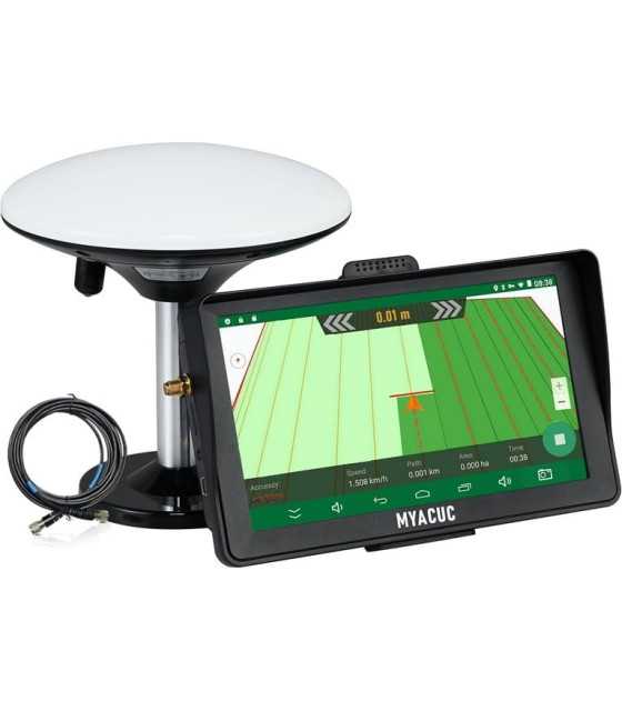 GPS precise positioning saves spraying costs navigator 7-inch intelligent vehicle mounted agricultural tractor