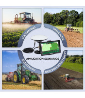 GPS precise positioning saves spraying costs navigator 7-inch intelligent vehicle mounted agricultural tractor