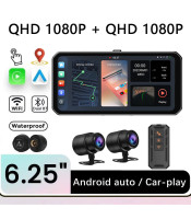 Motorcycle Motorcycle Riding Wireless carplay Apple 6.25-inch Electric Vehicle GPS Navigator Recorde