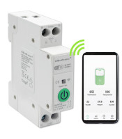 Wi-fi DIN rail relay with electricity meter 63A| TUYA | SMART LIFE