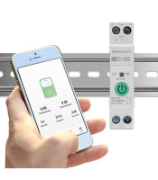 Wi-fi DIN rail relay with electricity meter 63A| TUYA | SMART LIFE