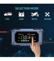 SMART ΦΟΡΤΙΣΤΗΣ ΜΠΑΤΑΡΙΩΝ AGM, LiFePO4, GEL, 12v 7A, LCD Display