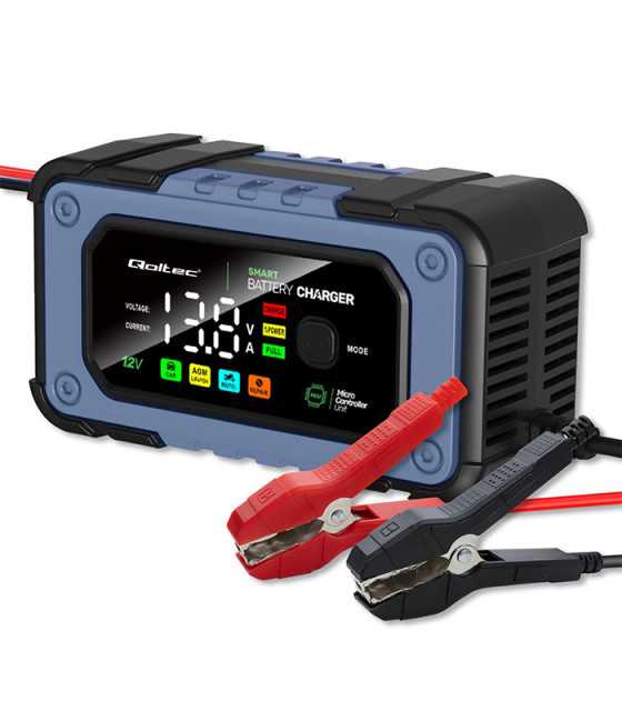 12V 6A Intelligent Pulse Repair Battery Charger For Truck Auto Car ...