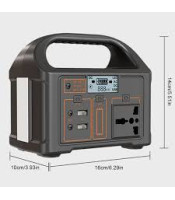 ΦΟΡΗΤΟ power station, 100W INVERTER, USB DC5V 2.4A, 2 USB DC12V3A