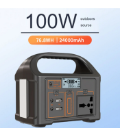 ΦΟΡΗΤΟ power station, 100W INVERTER, USB DC5V 2.4A, 2 USB DC12V3A