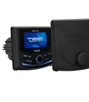 Marine and Powersports Headunit 3" Color TFT screen , 2 Zones, 4 volts Output, BT, RDS 4 X 50 Watts