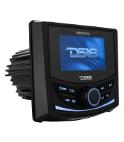 Marine and Powersports Headunit 3" Color TFT screen , 2 Zones, 4 volts Output, BT, RDS 4 X 50 Watts