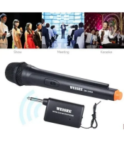 Wire & Wireless Professional KTV Wireless Microphone + Mic Receiver...