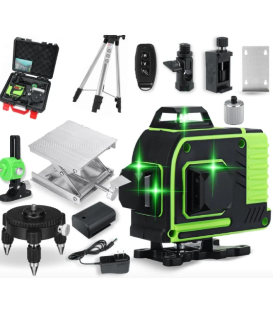 TRIPOD LEVEL LASER LASER GREEN RIGHT 4D 360 GREEN