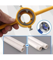 6Pcs комплект водопроводни инструменти за нарязване на PVC тръби с кръгла матрица за тръби, 1/2" 3/4" 1"