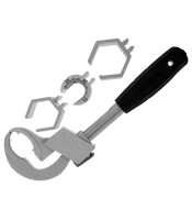 Multifunctional Sink Wrench Large Opening Faucet Spanner Aluminum