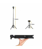 Floor Stand with Tripod Base, Height Adjustable with Telescoping Po...