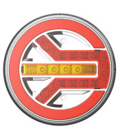 ΦΩΣ ΤΡΕΙΛΕΡ ΜΕ LED ΣΤΡΟΓΓΥΛΟ HAMBURGER ΜΕ ΓΡΑΜΜΙΚΟ ΦΛΑΣ