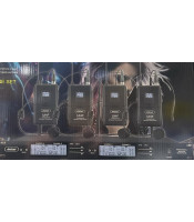 Ibiza VHF4 Wireless VHF Quad Channel Handheld & Headset Radio Micro...