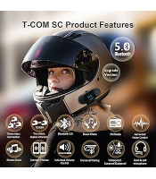 LeaningTech Wireless Motorcycle Helmet Headset Bluetooth Headset, H...