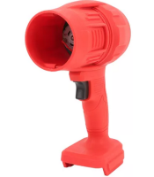 2Χ Lithium-Ion Turbo Jet Fan, Powerful Wireless Car Home Rechargeable Portable Turbo Fan, Red