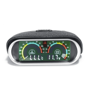 2 в 1 Универсален 12.0V/24V LCD течнокристален автомобилен цифров хоризонтален уред за температурата на водата