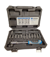 Rotatable Ratchet Wrench Set, 72 engrenagem balançando a cabeça, Combinação intercambiáveis, 180 ° Torque flexível