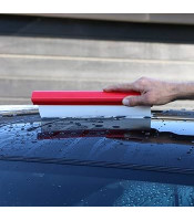 Water Blade Silicone Squeegee for Car or Home Glass Blue Handle