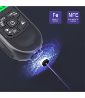 Уред за измерване на дебелината на покритието Qoltec с LCD | 0~2000um