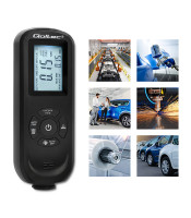 Уред за измерване на дебелината на покритието Qoltec с LCD | 0~2000um