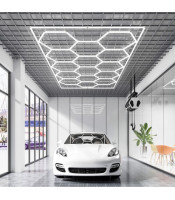 15 Hexagon LED Light for Garage,  High Brightness Honeycomb Hex Car Detailing