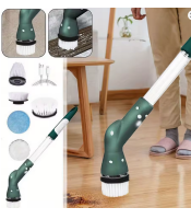6 In 1 Electric Cleaning Brush Electric Spin Cleaning Scrubber Electric Cleaning Tools Kitchen Bathroom Cleaning Gadgets