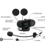 LeaningTech Wireless Motorcycle Helmet Headset Bluetooth Headset, H...