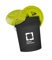 Liquid Elements "Shadow" washing bucket 20L including dirt sieve and lid