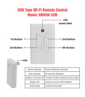RF/WiFi конвертор предавател-приемник за управление на автоматизация чрез телефон