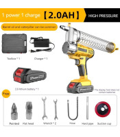 Durable Corrosion-Resistant Lithium-Ion Battery Clip Cordless Electric Grease Gun Product