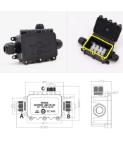 PLASTIC ENCLOSURE SNAP-ON 80Χ80Χ40CP1038