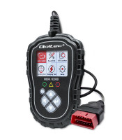 color Qoltec Digital OBD2 EOBD diagnostic Tester Interface ProLine | 8V-25V | Dual Systemcolor