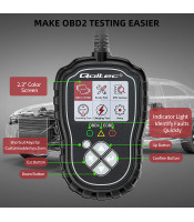 color Qoltec Digital OBD2 EOBD diagnostic Tester Interface ProLine | 8V-25V | Dual Systemcolor