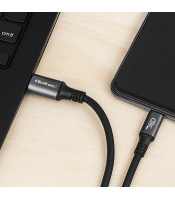 USB4 Ultra-Fast Gen3 Cable | USB-C PD 240W | Thunderbolt 3/4 | 4K | 40Gb/s | 1m | Black